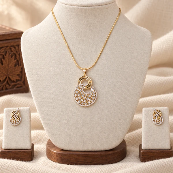 American diamond pendant set for occasions